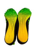 adidas Adizero Finesse Athletics Sprint Spikes Track Shoes - Black /Green UK 7.5