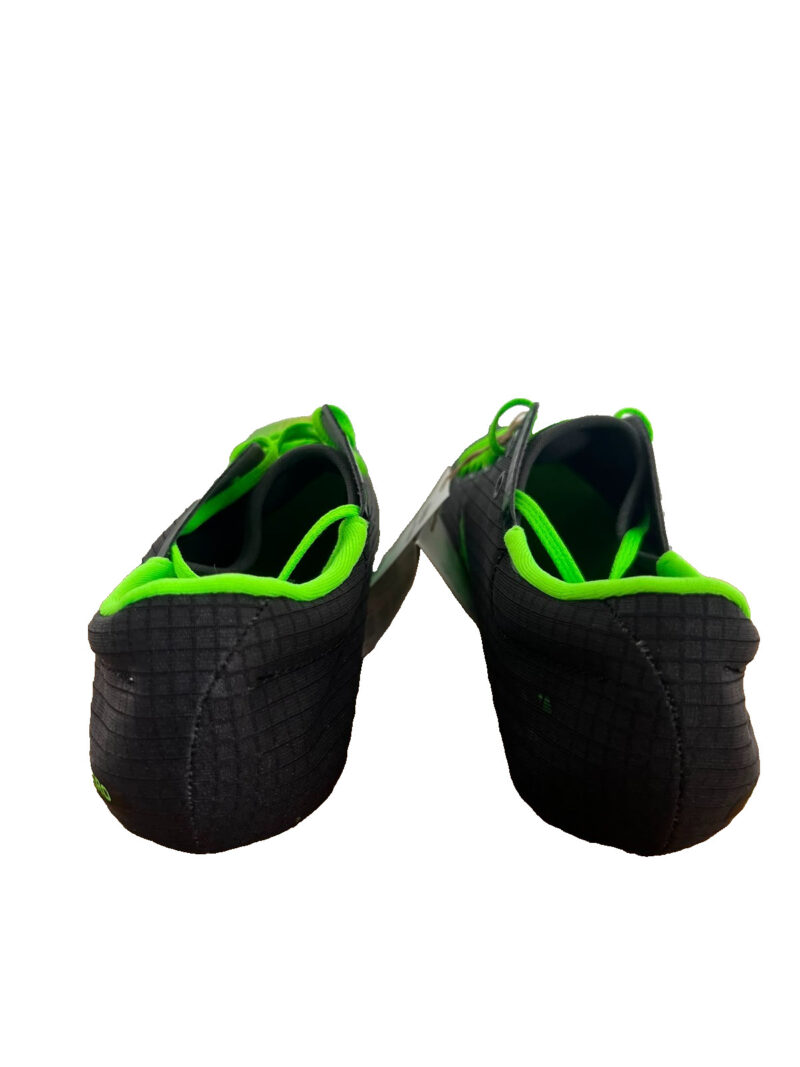 adidas Adizero Finesse Athletics Sprint Spikes Track Shoes - Black /Green UK 7.5