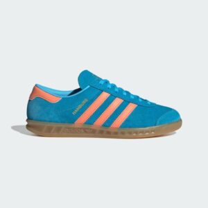 adidas Hamburg W JS0682 Sky Rush/Semi Coral/Gold Metallic - official stock image, side