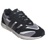 adidas Lightblaze LP JS3199 Cloud White/Core Black/Core White - official stock image, front three-quarter