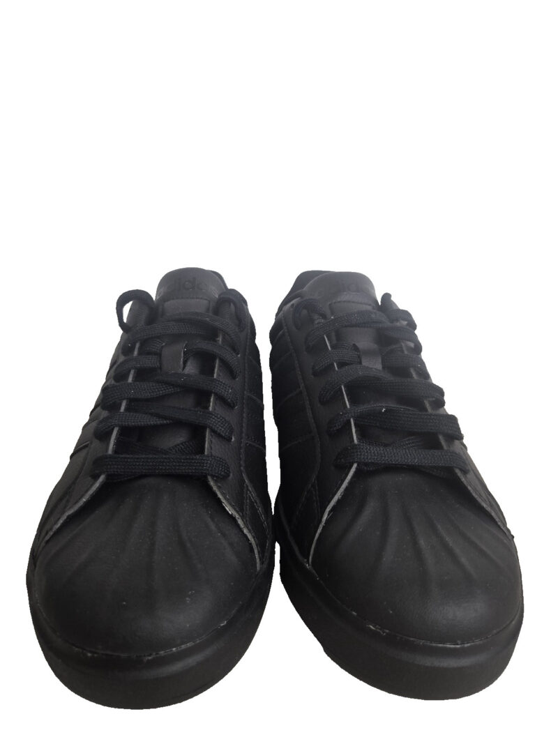 adidas Mens Trainers Black Court Style UK 8 JR4699