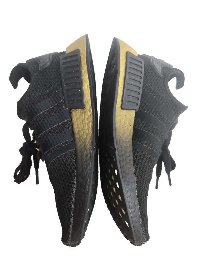 adidas NMD_R1 Women's Trainers Shoes Low Top Black Carbon Gold FU9352 S UK 5