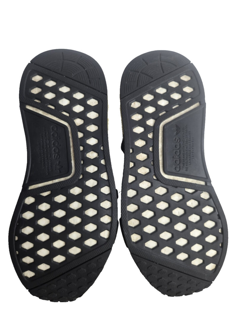 adidas NMD_R1 Women's Trainers Shoes Low Top Black Carbon Gold FU9352 S UK 5