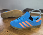adidas Originals Hamburg W Shoes - Sky Rush/Semi Coral - UK 5