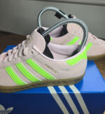 adidas Originals Hamburg W Unisex Shoes Clear Pink Green - Size UK 4