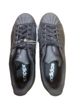 adidas Streettalk Mens Shell Toe Trainers Black JR4699 UK 9