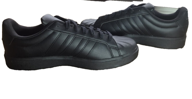 adidas Streettalk Mens Shell Toe Trainers Black JR4699 UK 9