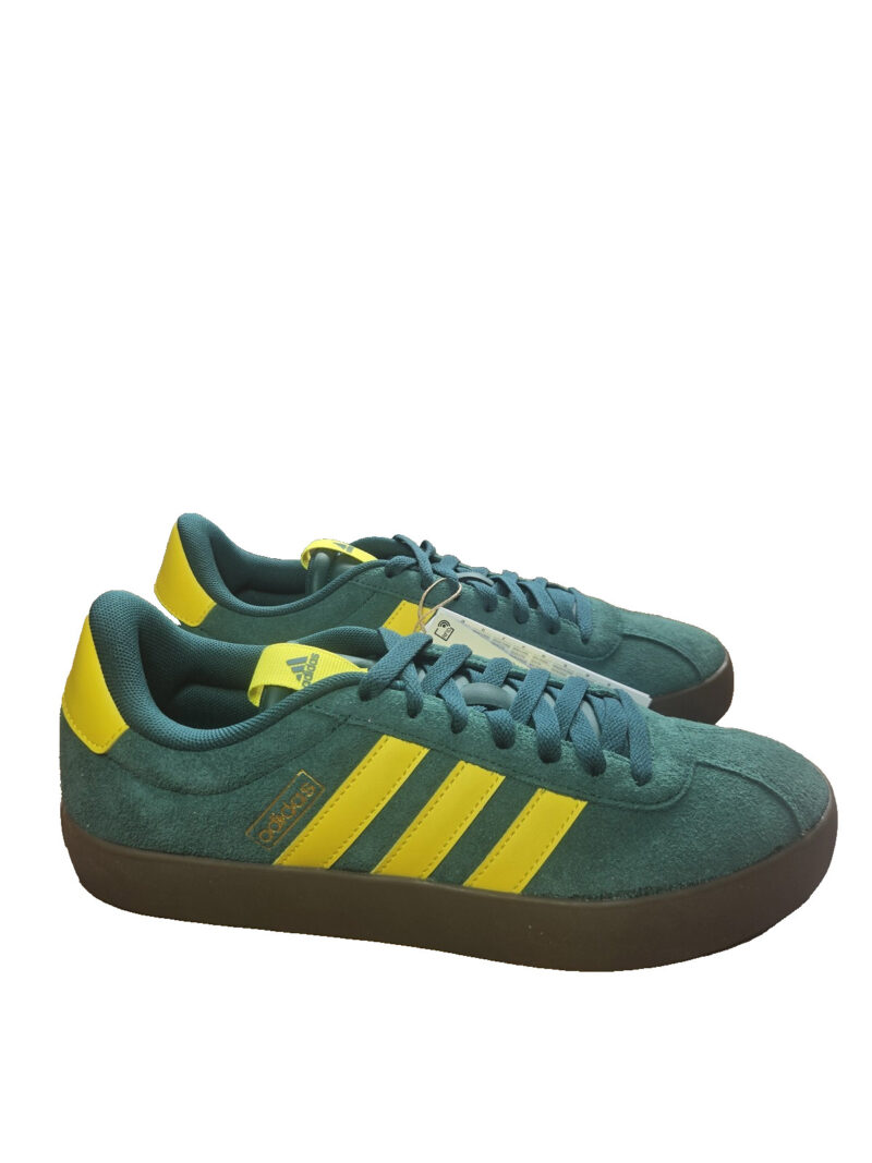 adidas VL Court 3.0 Mens Trainers Collegiate Green/Yellow JP7535 UK 8 adidas VL Court 3.0 Mens Trainers Collegiate Green/Yellow JP7535 UK 8