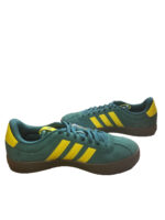 adidas VL Court 3.0 Mens Trainers Collegiate Green/Yellow JP7535 UK 8