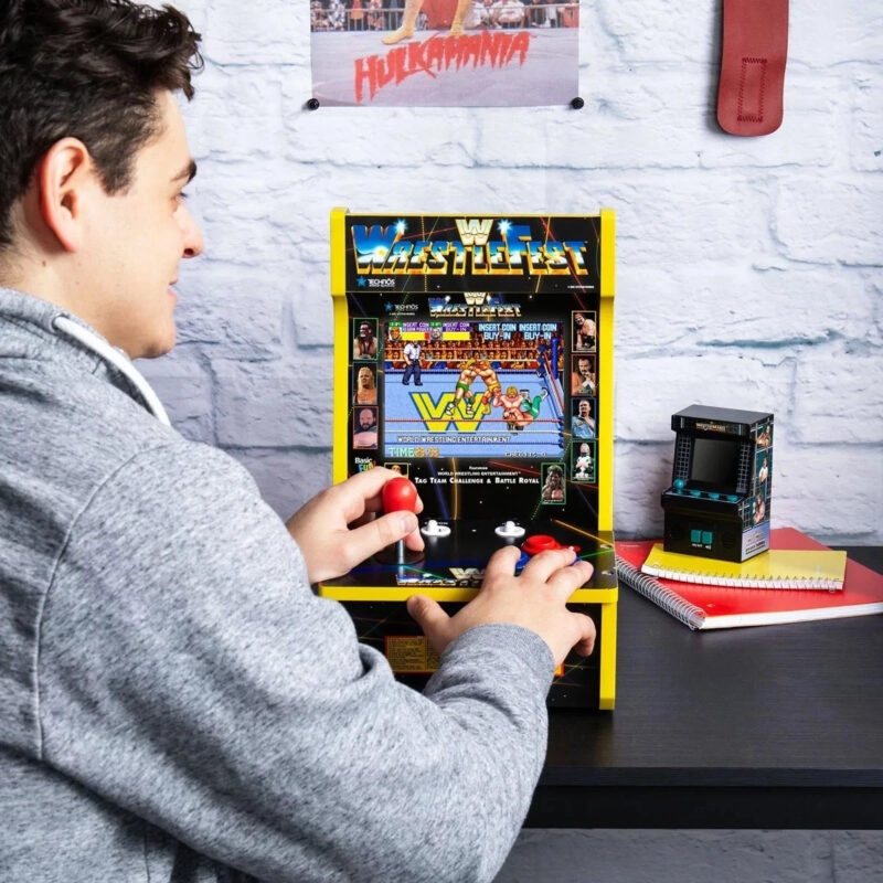 Arcade Classics WWE WrestleFest SuperStars Countertop Mini Arcade Game 4-in-1