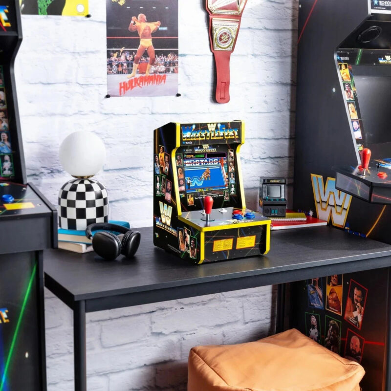 Arcade Classics WWE WrestleFest SuperStars Countertop Mini Arcade Game 4-in-1