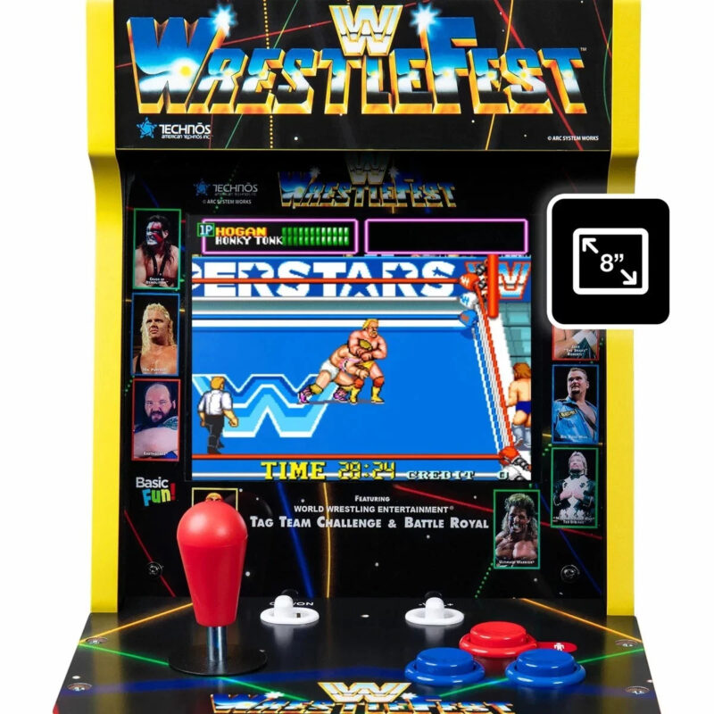 Arcade Classics WWE WrestleFest SuperStars Countertop Mini Arcade Game 4-in-1