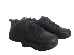 Nike Air Monarch IV 415445-001 Triple Black Trainers UK 7