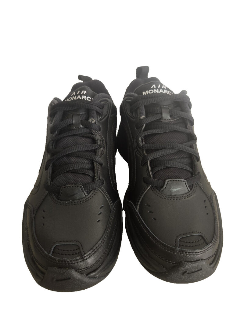 Nike Air Monarch IV 415445-001 Triple Black Trainers UK 7