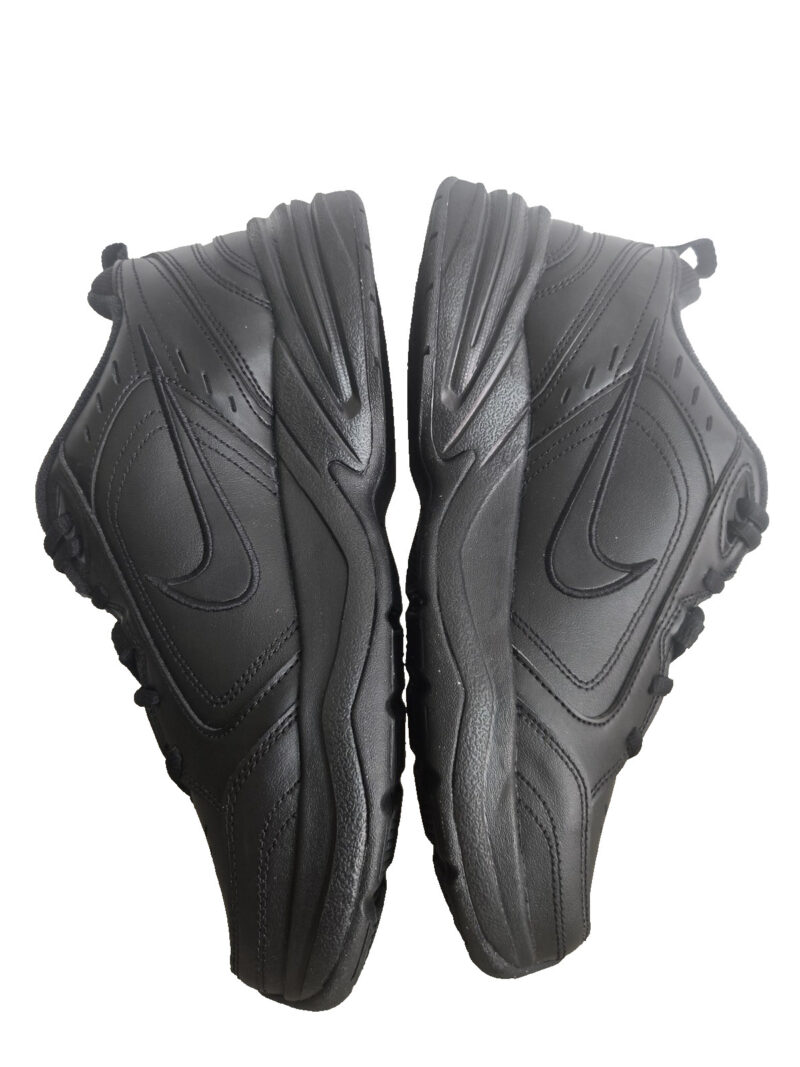 Nike Air Monarch IV 415445-001 Triple Black Trainers UK 7