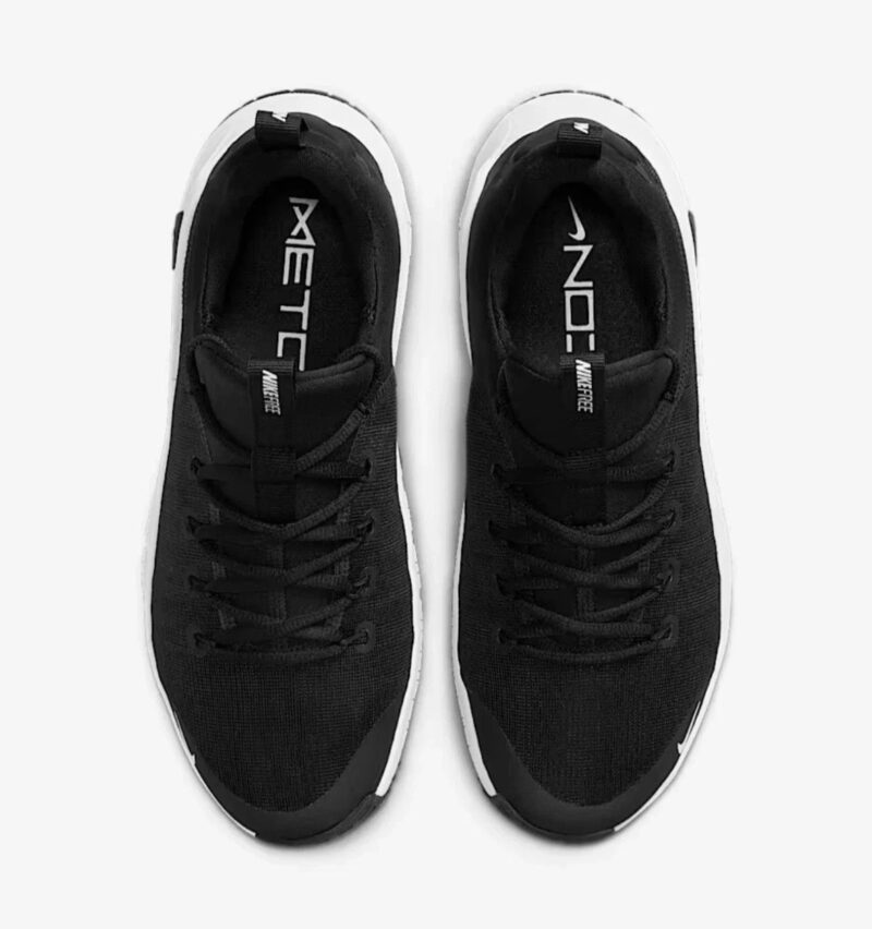Nike Free Metcon 6 Workout Trainers - Black White - Size UK 6.5 - FJ7126-001