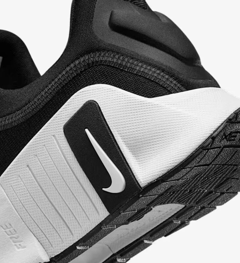 Nike Free Metcon 6 Workout Trainers - Black White - Size UK 6.5 - FJ7126-001