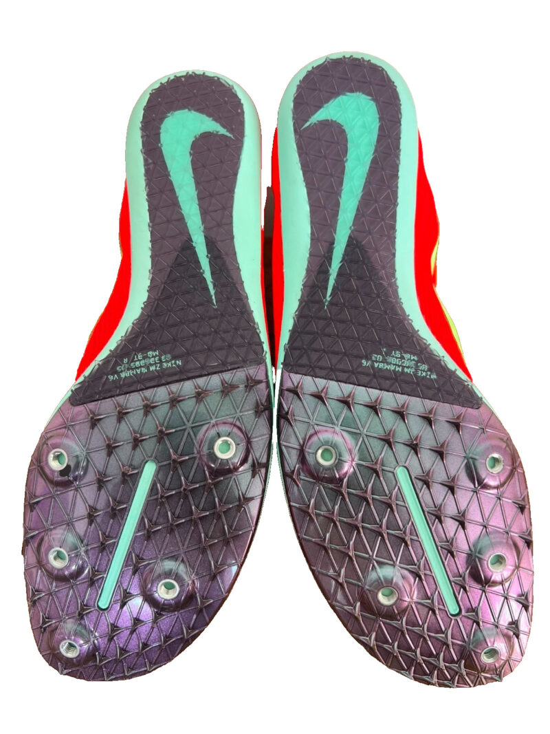 Nike Zoom Mamba V6 Running Spikes Sprint Track Shoes Size 8 DR2733-601
