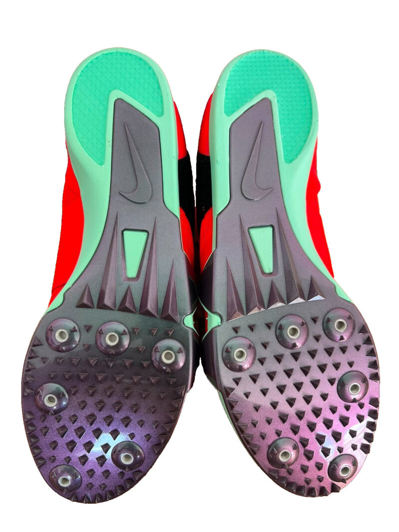 Nike Zoom PV Pole Vault Elite Track Spike Mens Size UK 9 Bright Crimson