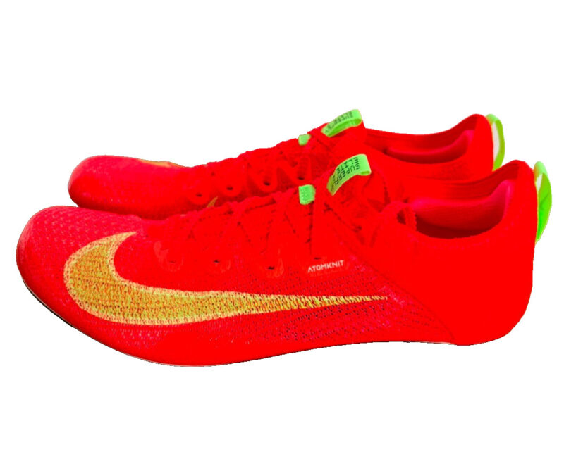 Nike Zoom Superfly Elite 2 Bright Crimson Spikes Track UK 8.5 EU 43 FZ9662-600