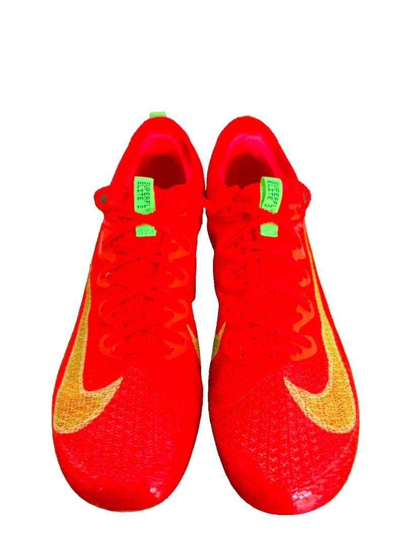 Nike Zoom Superfly Elite 2 Bright Crimson Spikes Track UK 8.5 EU 43 FZ9662-600