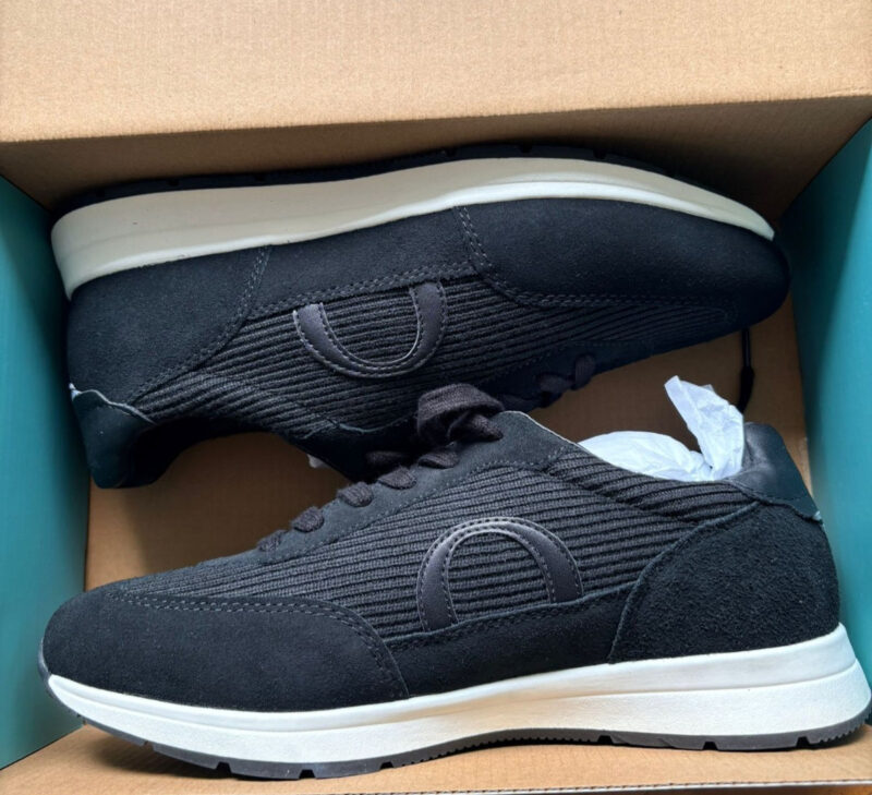 Osprey London Black Trainers UK 7 – Comfort Cushion Insole