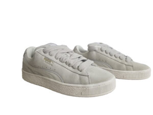 Puma Suede XL Mens Trainers Light Grey Cream UK 7 395205-54
