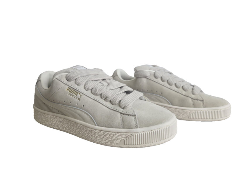 Puma Suede XL Mens Trainers Light Grey Cream UK 7 395205-54