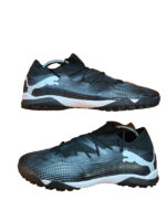 Puma Astro Football Boots Future 7 Match TT Men's Black & White UK 9