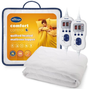 Silentnight Dual Comfort Control Quilted Heated Mattress Topper - King Size