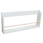 Bookshelf Kids Nursery And Playroom Wall-Mounted Shelf And Storage MDF Cream