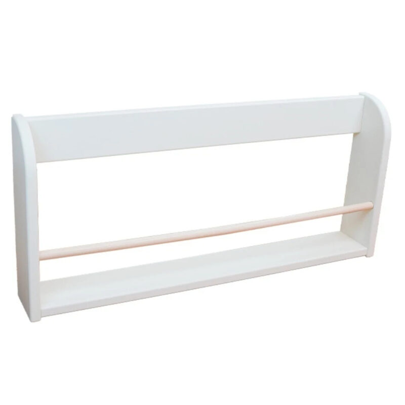 Bookshelf Kids Nursery And Playroom Wall-Mounted Shelf And Storage MDF Cream