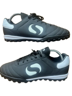 Sondico Strike Astro Football Trainers Black White Mens UK 8.5 Turf Shoes