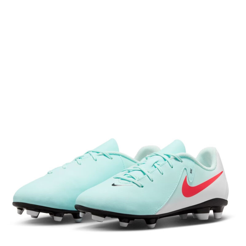 Phantom GX II Club Football Boots FG/MG Size 4 Junior Mint/A Phantom GX II Club Football Boots FG/MG Size 4 Junior Mint/Atomic Red