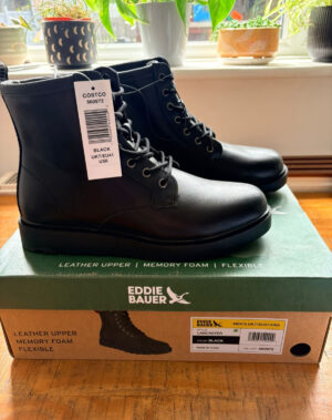 Eddie Bauer Men's Lancaster Boots in Black - Size UK 7