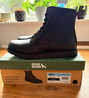 Eddie Bauer Men's Lancaster Boots in Black - Size UK 12