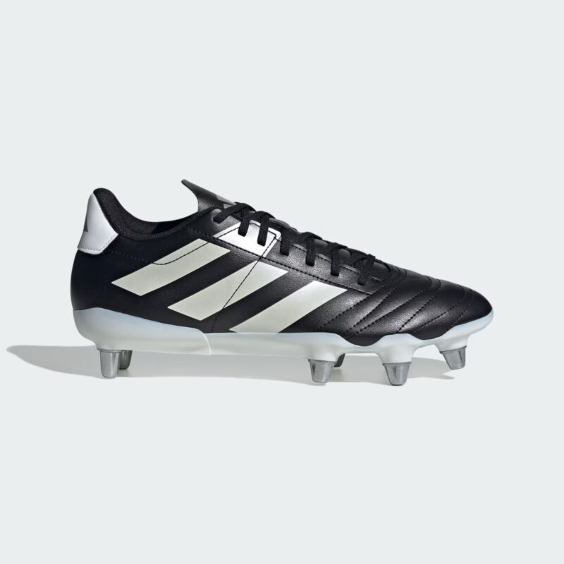 adidas Kakari Rugby Boots SG Soft Ground Black White Men's Size UK 11