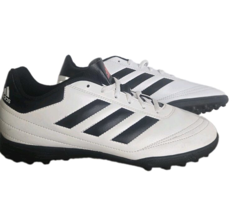 adidas Boys Goletto VI TF Football Trainers White/Black UK 5 adidas Boys Goletto VI TF Football Trainers White/Black UK 5.5
