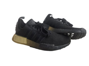 adidas NMD_R1 Women's Trainers Shoes Low Top Black Carbon Gold FU9352 S UK 5