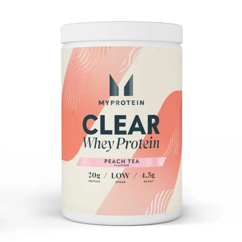 MyProtein Clear Whey Isolate Peach Tea 875g – 20g Protein, Low Sugar, 35 Serving