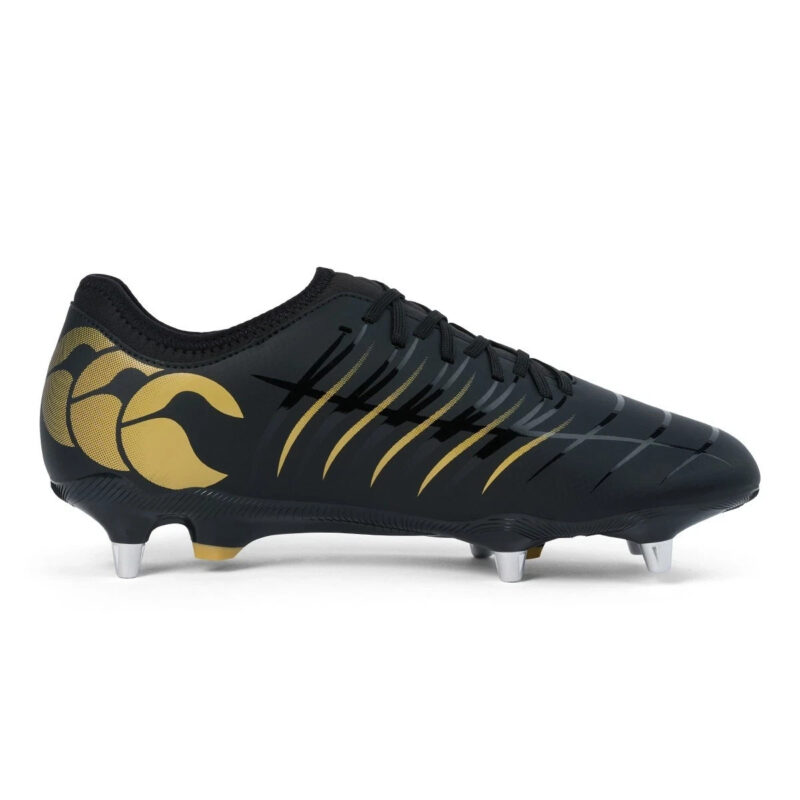 Canterbury Unisex CCC Phoenix 2.0 Team Soft Ground Rugby Boots, Black, UK 9.5