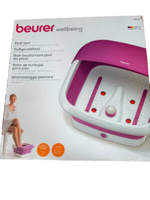 Beurer FB30 Multi-Functional Infrared Foldable Space Saving Foot Spa Purple