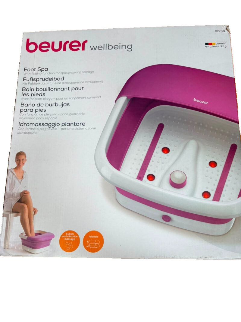 Beurer FB30 Multi-Functional Infrared Foldable Space Saving Beurer FB30 Multi-Functional Infrared Foldable Space Saving Foot Spa Purple