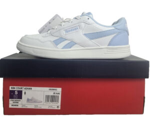 Reebok Court Advance Womens Trainer UK 5 Sneaker Blue Low Top Casual Shoe