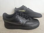 Nike Court Vision Low CD5434-003 Triple Black Women's UK 4