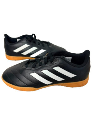 adidas Juniors Goletto VIII Indoor Football Trainers - Black / Gum Sole - UK 2