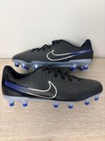 Nike Tiempo Legend 10 Academy Fg/Mg Black-Chrome-Blue - UK 5.5