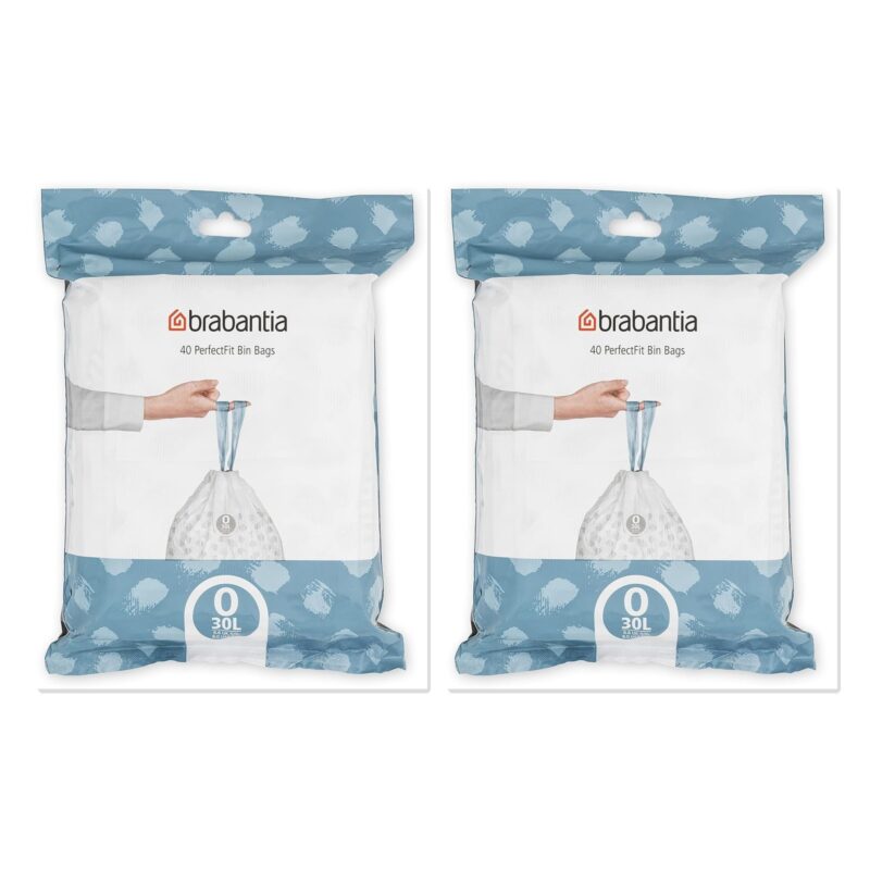 Brabantia PerfectFit Code O 30L Bin Bags 2× Packs