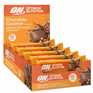 Optimum Nutrition Chocolate Caramel Whipped Protein Bars Pack of 10x60g