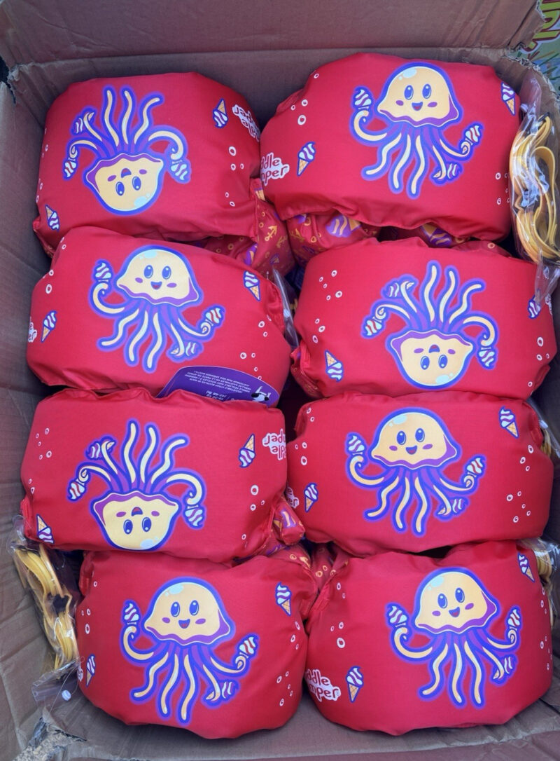 16 x Bestway Puddle Jumper (Armbands + Goggles) Jellyfish - Age 3-6 Years 19-30kg